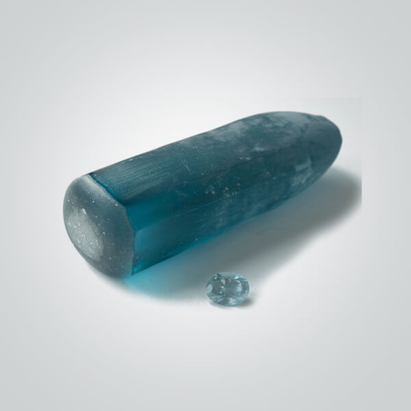Lab Created Aquamarine# 106 Rough