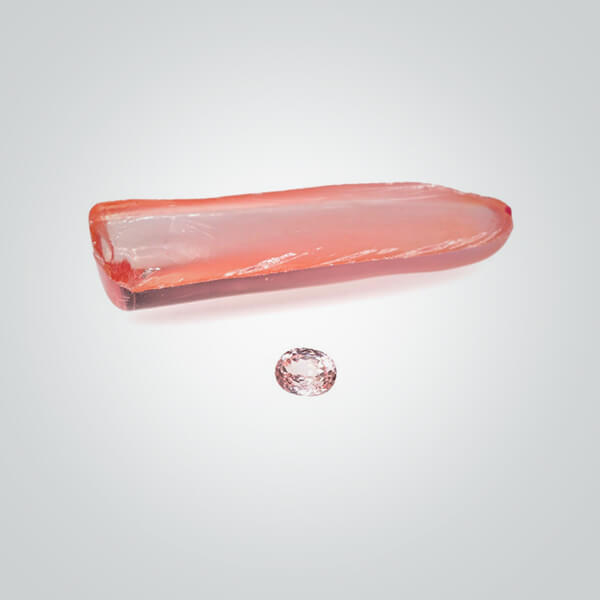 Lab Created Pink Morganite Rough