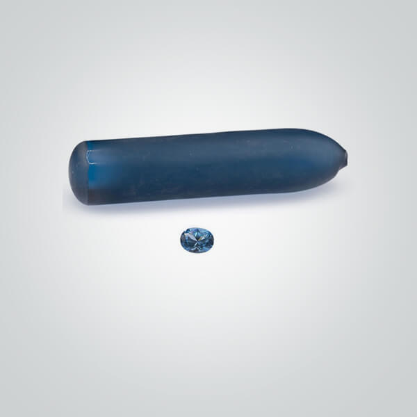 Lab Created Blue Zircon Rough