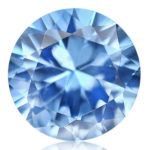 Lab Created Aquamarine# 106, Round