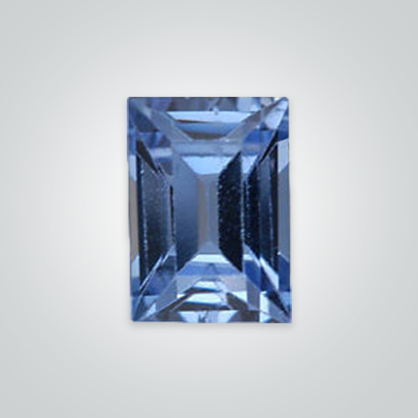 Synthetic Gemstones Aquamarine Dark# 106, Baguette