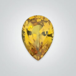 Natural Yellow Sapphire, Pear AAA