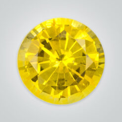Natural Yellow Sapphire, Round AA