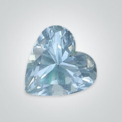 Natural Aquamarine, Heart AA