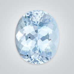 Natural Aquamarine, Oval AA