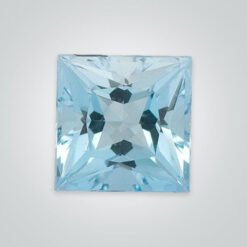Natural Aquamarine, Square Princess AA