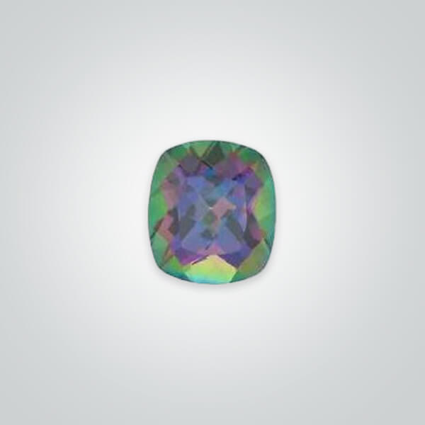 Natural Mystic Topaz, Cushion