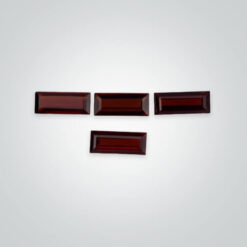 Natural Red Garnet, Baguette