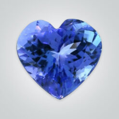 Natural Tanzanite, Heart AA