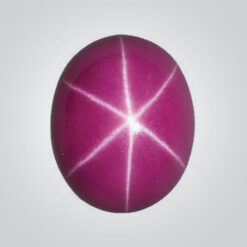 Lab Created Star Ruby, Oval Cabochon