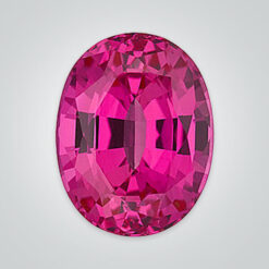 Synthetic Gemstones Pulled Pink Tourmaline, Oval
