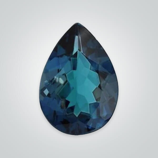 Natural London Blue Topaz, Pear