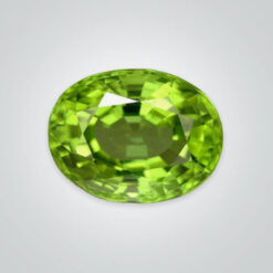 Natural Peridot, Oval