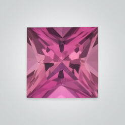 Natural Pink Tourmaline, Square