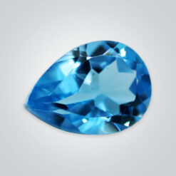 Natural Swiss Blue Topaz, Pear