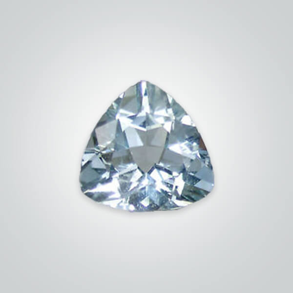 Lab Created Aquamarine Light# 104, Trillion
