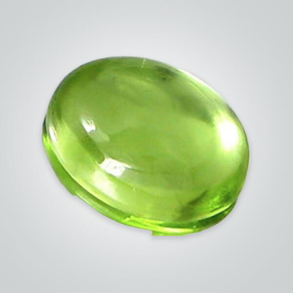 Natural Peridot, Oval Cabochon