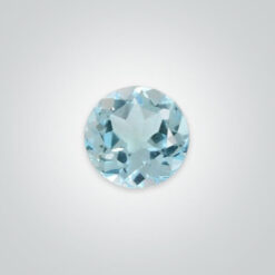 Natural Sky Blue Topaz, Round