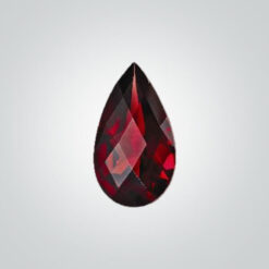Lab Created Hydrothermal Ruby, Pear Checkerboard