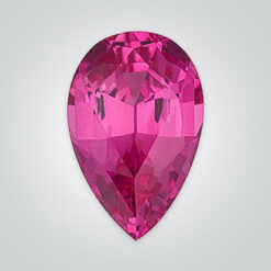 Synthetic Gemstones Pulled Pink Tourmaline, Pear