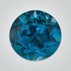 Natural London Blue Topaz, Round