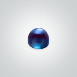 Synthetic Gemstones Pulled Czochralski Alexandrite (Color Change), Round Cabochon