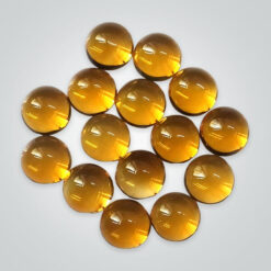 Natural Citrine AAA, Round Cabochon