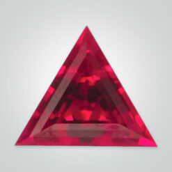 Synthetic Gemstones Pulled Czochralski Ruby, Triangle