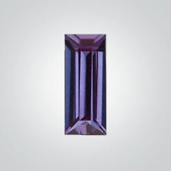 Synthetic Gemstones Pulled Czochralski Alexandrite (Color Change), Baguette