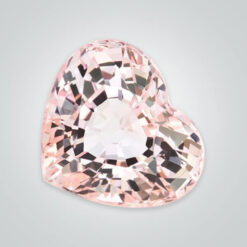 Natural Pink Morganite, Heart