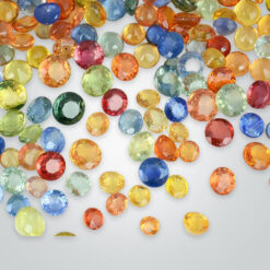 Natural Mixed Sapphire Gemstones, Round