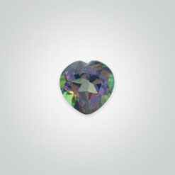 Natural Mystic Topaz, Heart