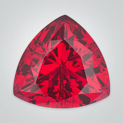 Synthetic Gemstones Pulled Czochralski Ruby, Trillion