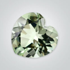 Natural Green Amethyst (Prasiolite), Heart