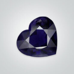 Natural Iolite, Heart