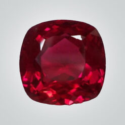 Lab Created Hydrothermal Ruby, Cushion