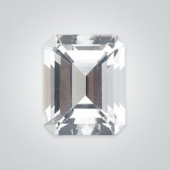 Natural White Topaz, Emerald