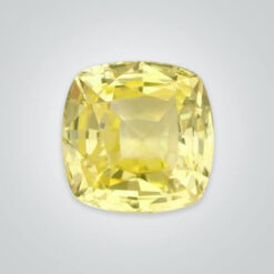 Lab Created Yellow Sapphire# 20, Cushion