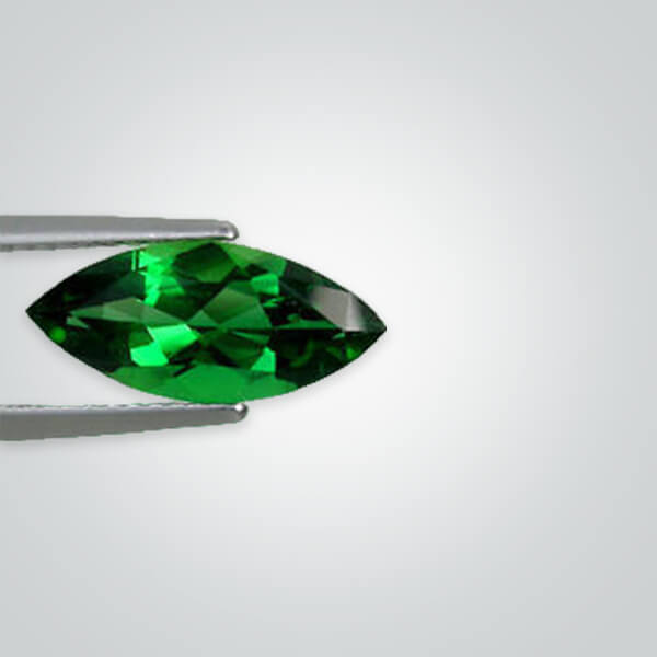 Synthetic Gemstones Green Tourmaline# 149, Marquise