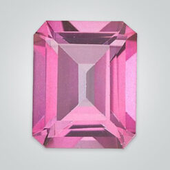 Natural Pink Topaz, Octagon