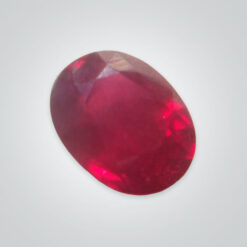 Ruby (Glass Filled), Oval