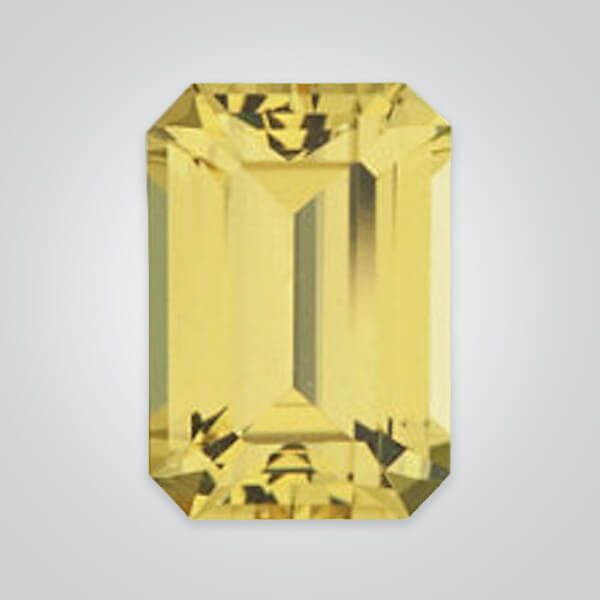 Lab Created Pulled Czochralski Yellow Sapphire, Emerald