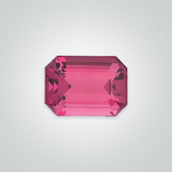 Natural Pink Tourmaline, Octagon