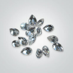 Natural White Zircon, Pear