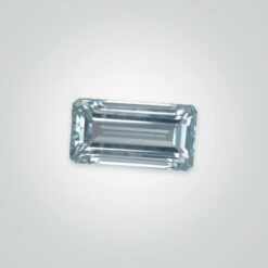 Lab Created Aquamarine Light# 104, Octagon