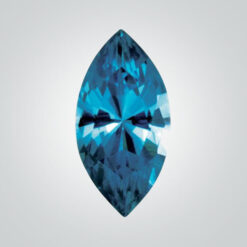 Lab Created Blue Zircon# 120, Marquise