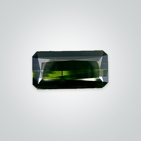 Synthetic Gemstones Dark Green Tourmaline# 152, Octagon