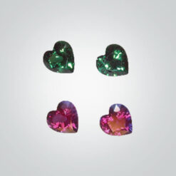 Synthetic Gemstones Pulled Czochralski Alexandrite (Color Change), Heart