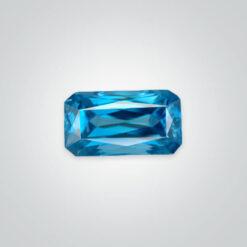 Lab Created Blue Zircon# 120, Octagon