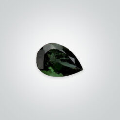Synthetic Gemstones Dark Green Tourmaline# 152, Pear
